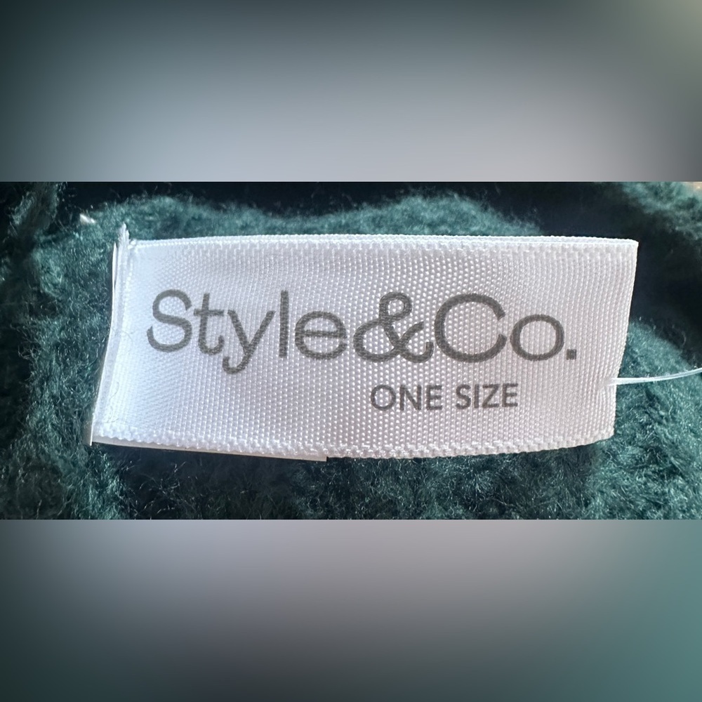 Style & Co sparkle Pom Pom beanie - Picture 3 of 5